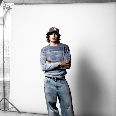 Suéter bicolor Azul & Blanco, Casual Confort para Hombre, marca LEE.